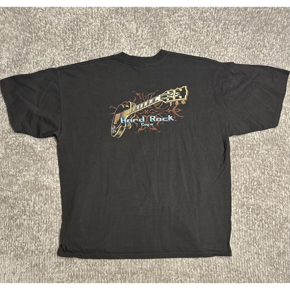 Vintage Hard Rock Cafe Baltimore T Shirt XXL Flames Guitar Graphic